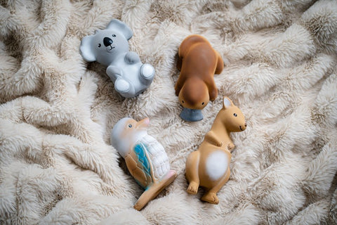 Tikiri - Set of 4 Aussie Animals Bath Toys
