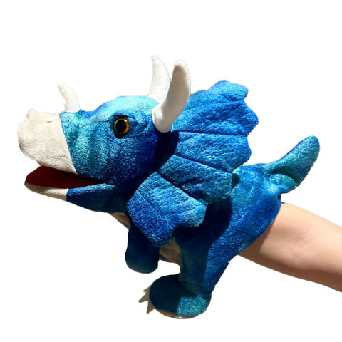 Johnco - Plush Hand Puppet - Stegosaurus