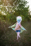 Great Pretenders - Rainbow Reversible Unicorn Dragon Cape - Size 4-6