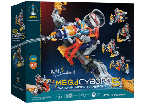 Johnco - Mega Cyborg 5 - Water Blaster Transformer