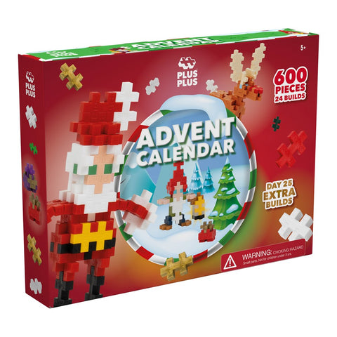 Plus-Plus - Advent Calendar - Christmas - 600pcs