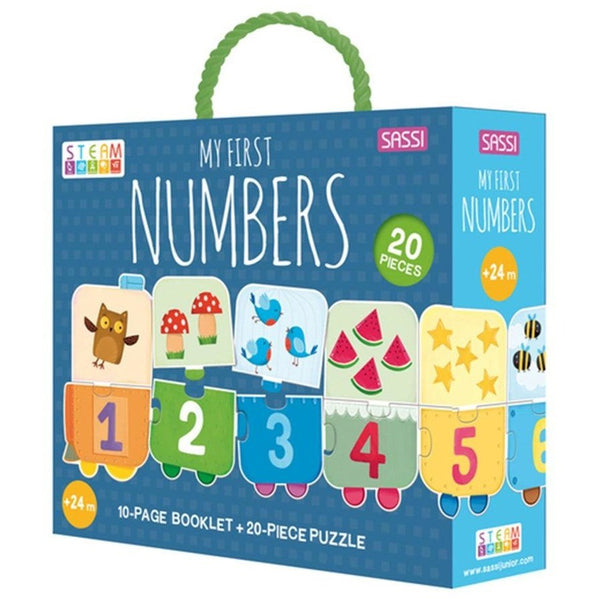 Sassi - My First Numbers Puzzle & Book Set - 1 metre