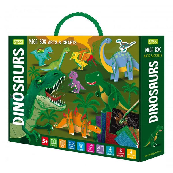 Sassi - Arts & Crafts Mega Box - Dinosaurs