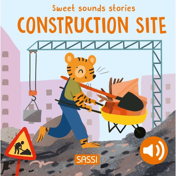 Sassi - Board Book - Sweet Sounds Stories - Construction Site