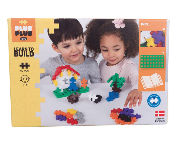 Plus-Plus - BIG - Learn to Build - 60 pcs