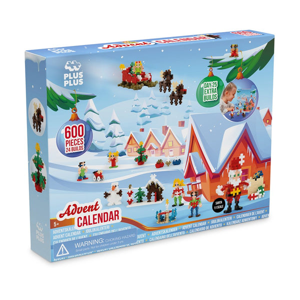 Plus-Plus - Christmas Advent Calendar  - 600pcs